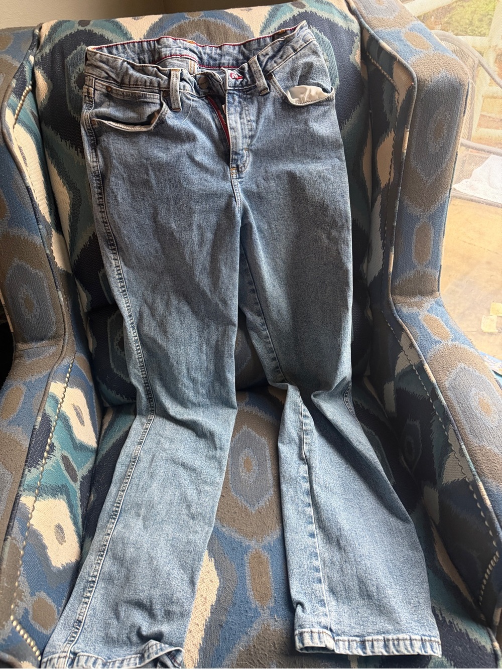 Wrangler Light Blue Flare Jeans for Women